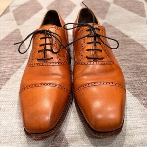 Paul Stuart Brown Leather Dress Shoes